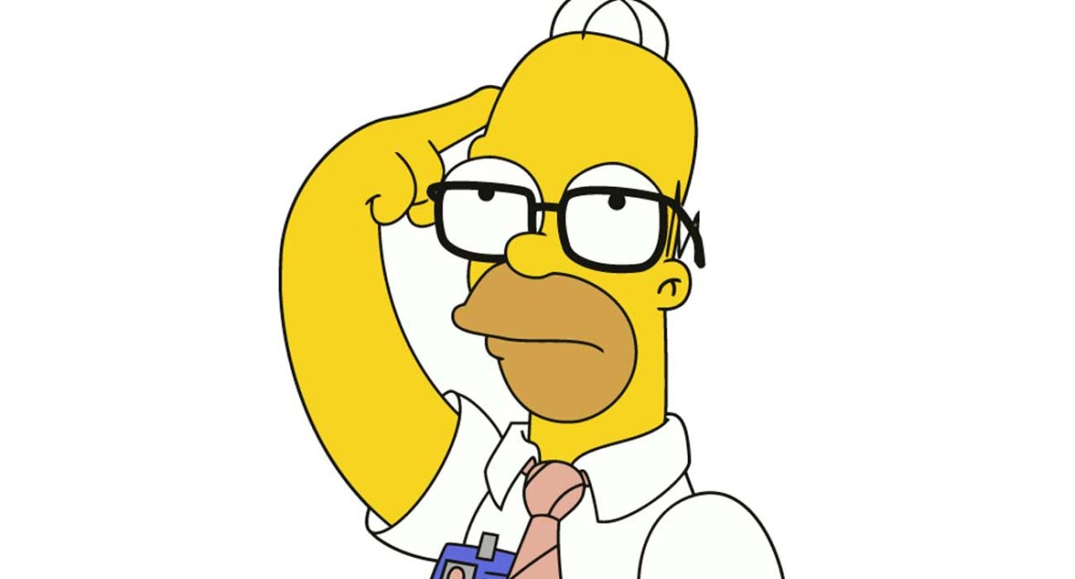 Удивленный гомер симпсон