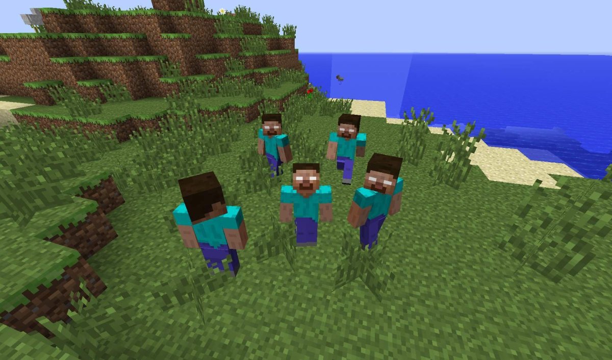 Майнкрафт ХЕРОБРИН В игре