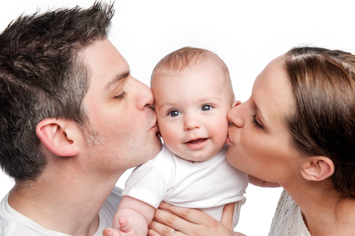 Мама папа и ребенок