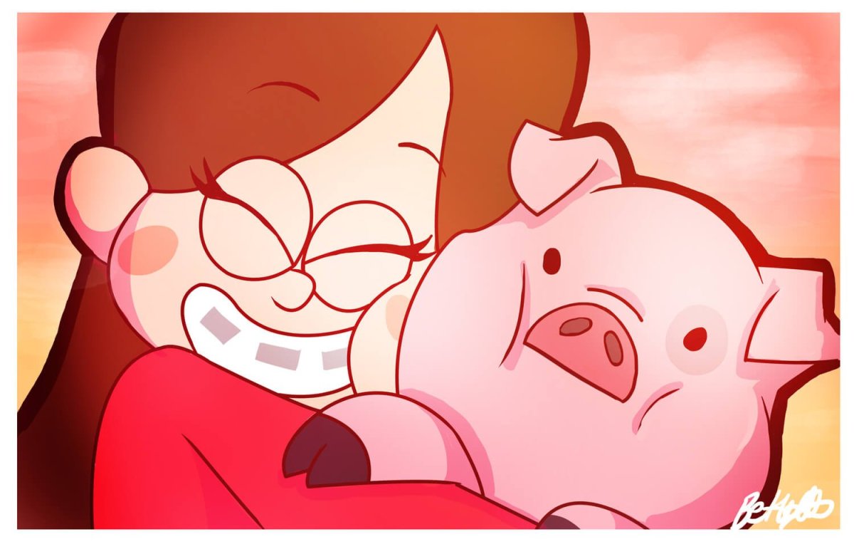 Гравити Фолз Мейбл и Свинка