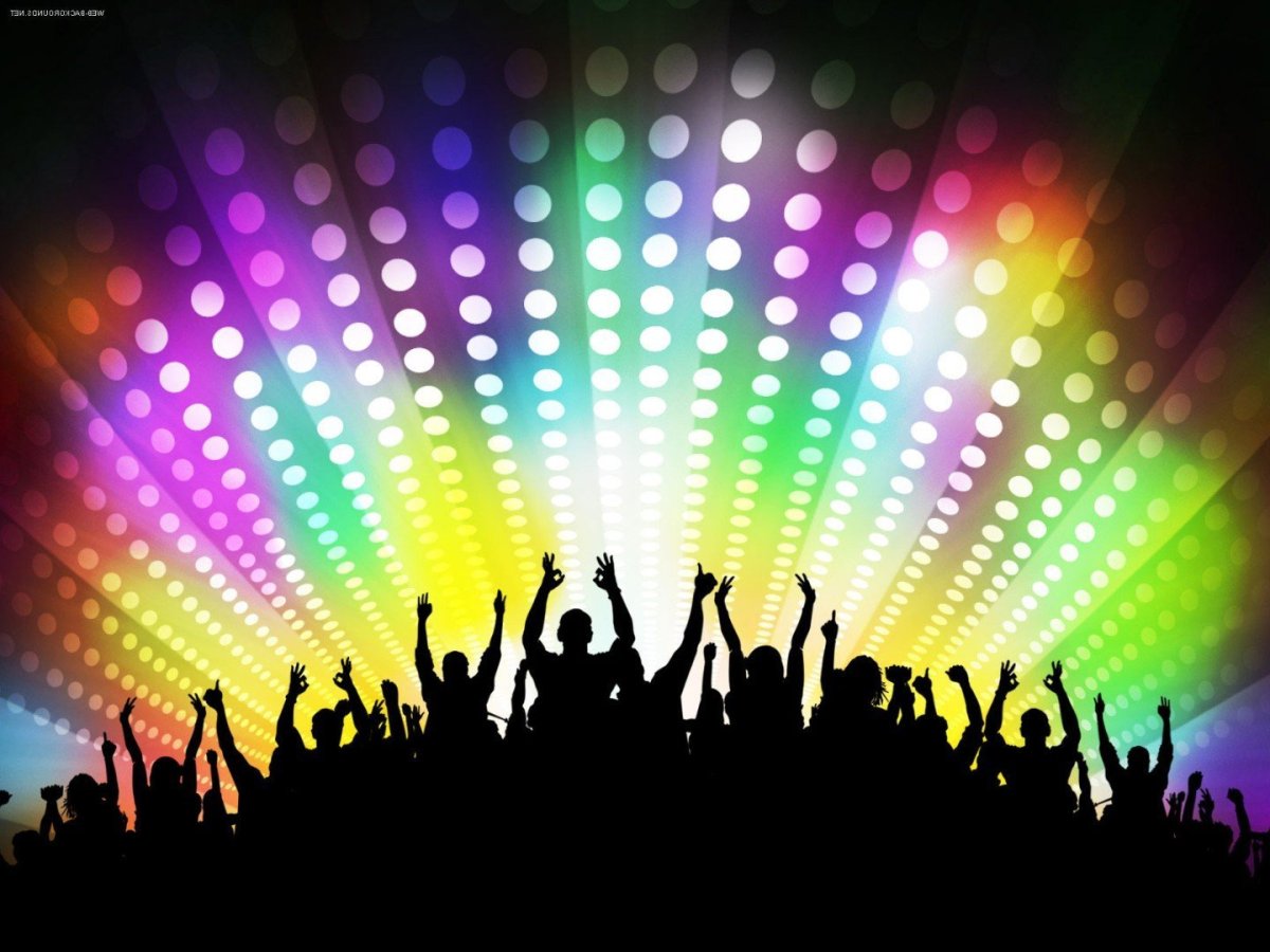 Дискотека фон