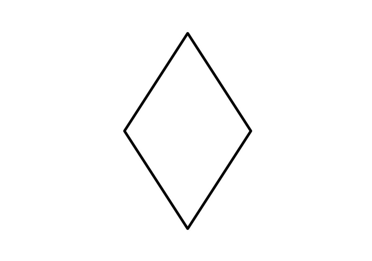 Голубой ромб