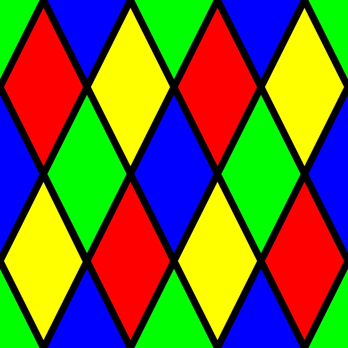 Черный ромб