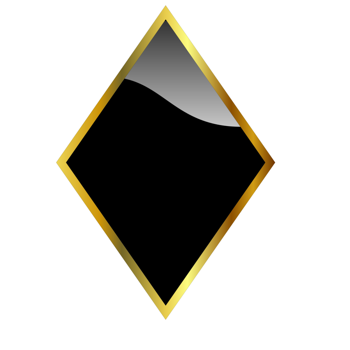 Черный ромб