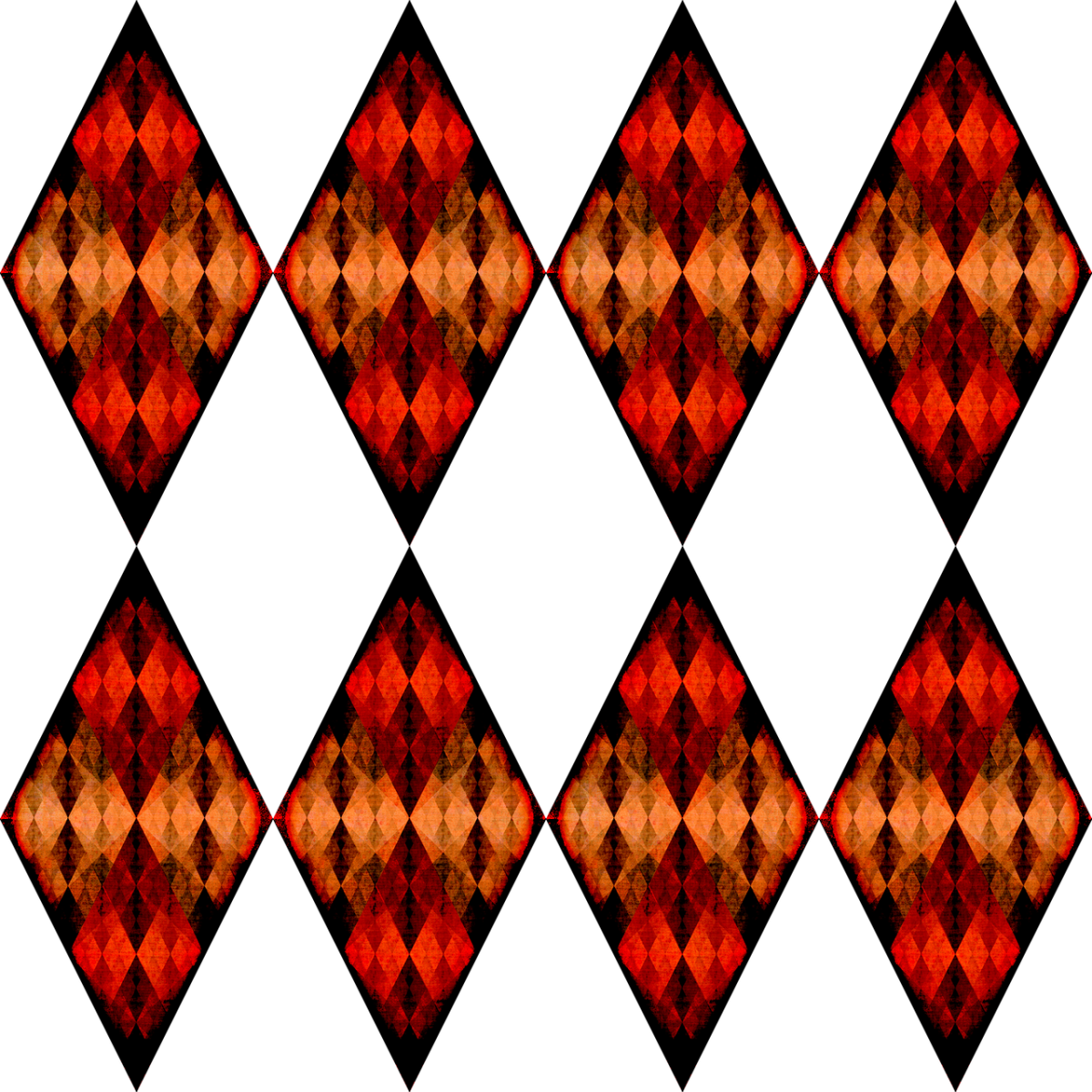 Красивые ромбики