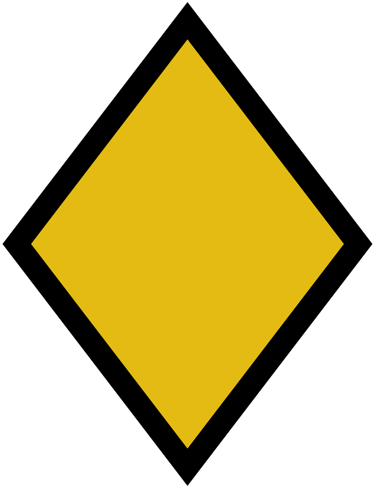 Синий ромбик