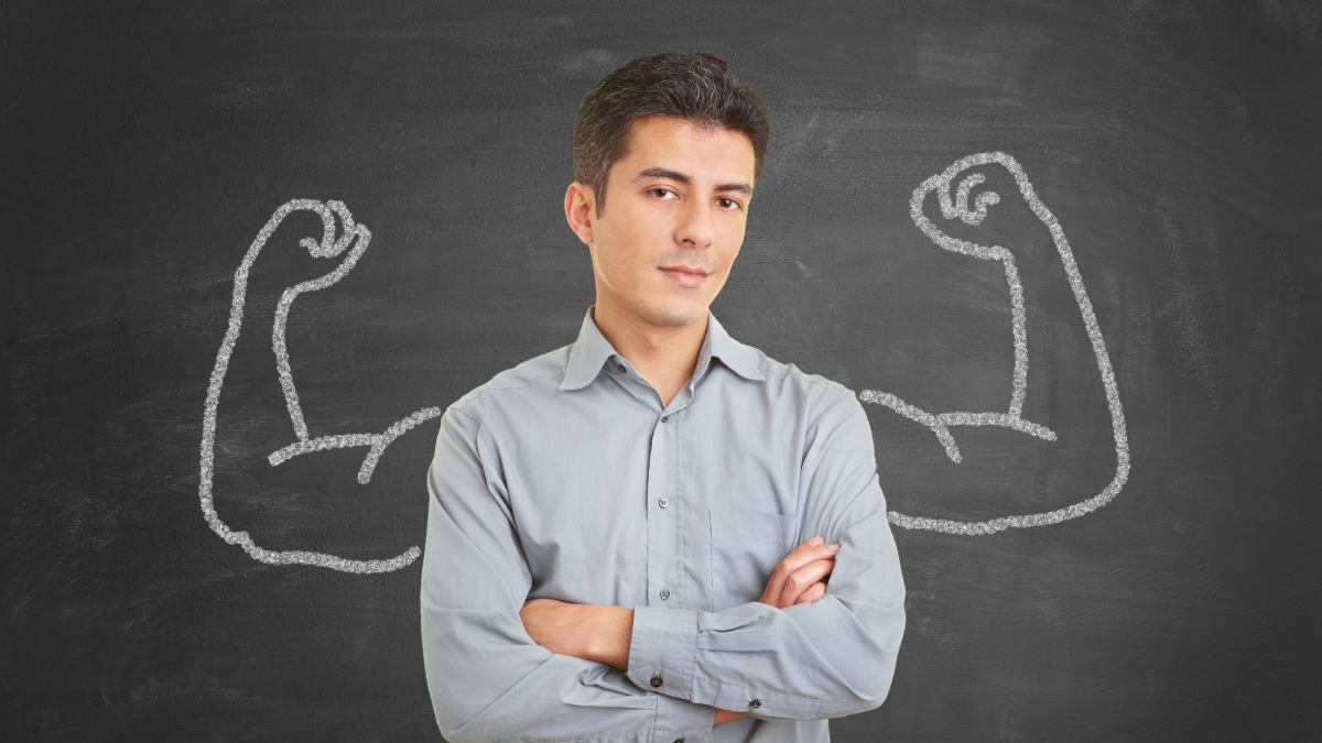 Уверенный в себе человек