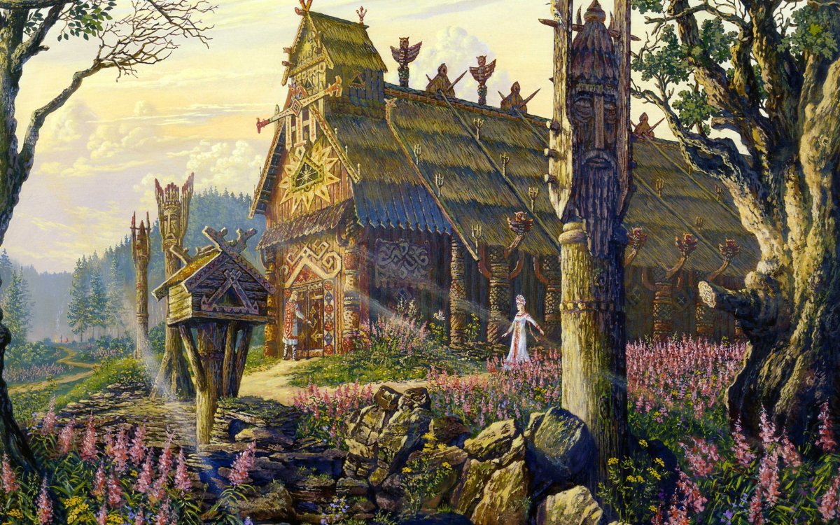 Картины Всеволода Иванова Ведическая Русь