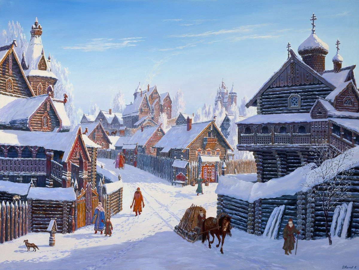 Картины Всеволода Иванова Ведическая Русь