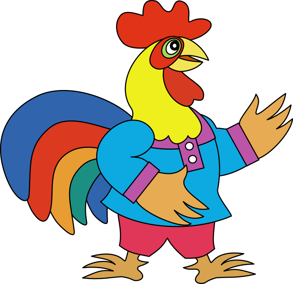 Сказочный петух