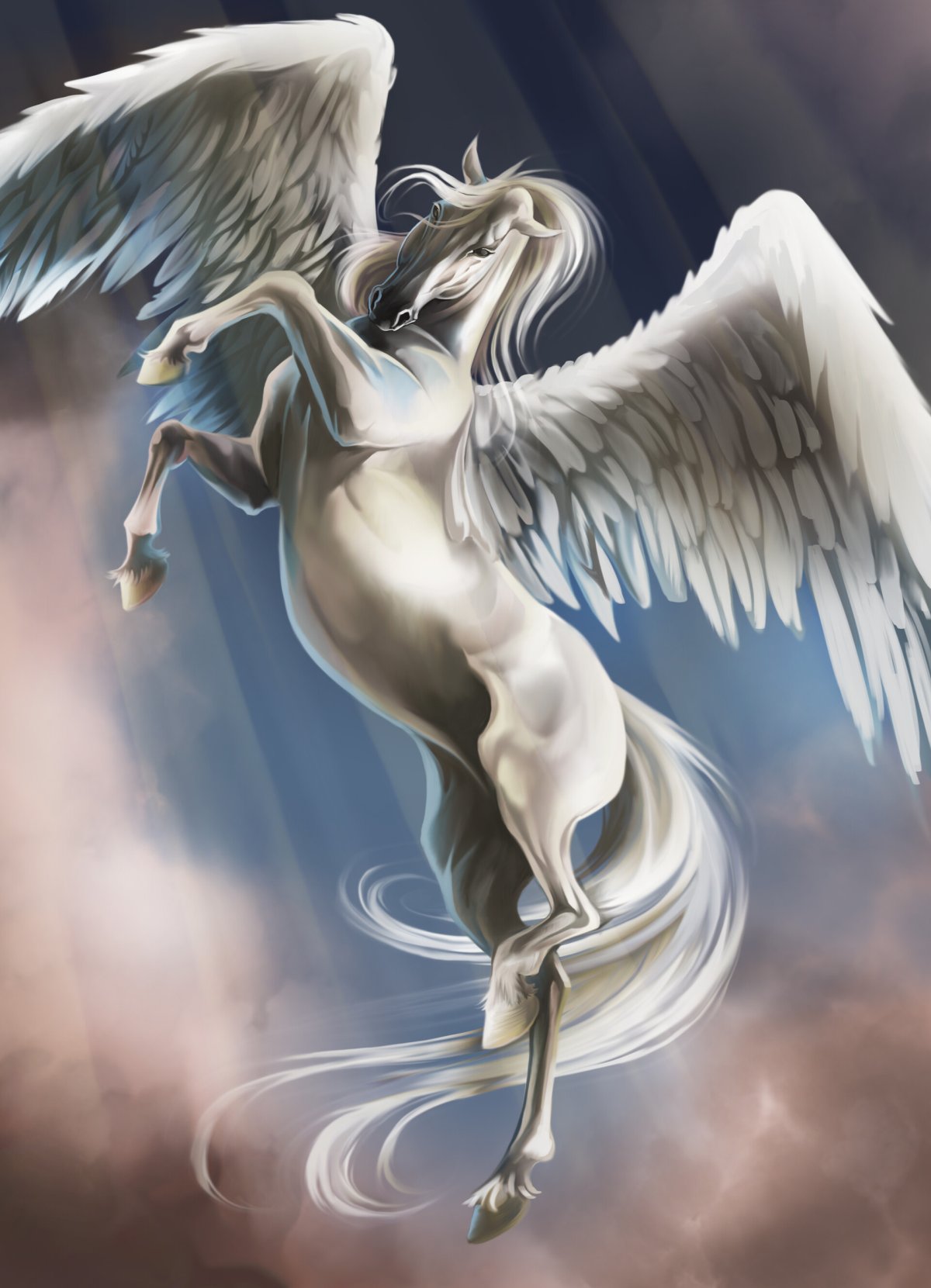 Мифический крылатый конь Пегас