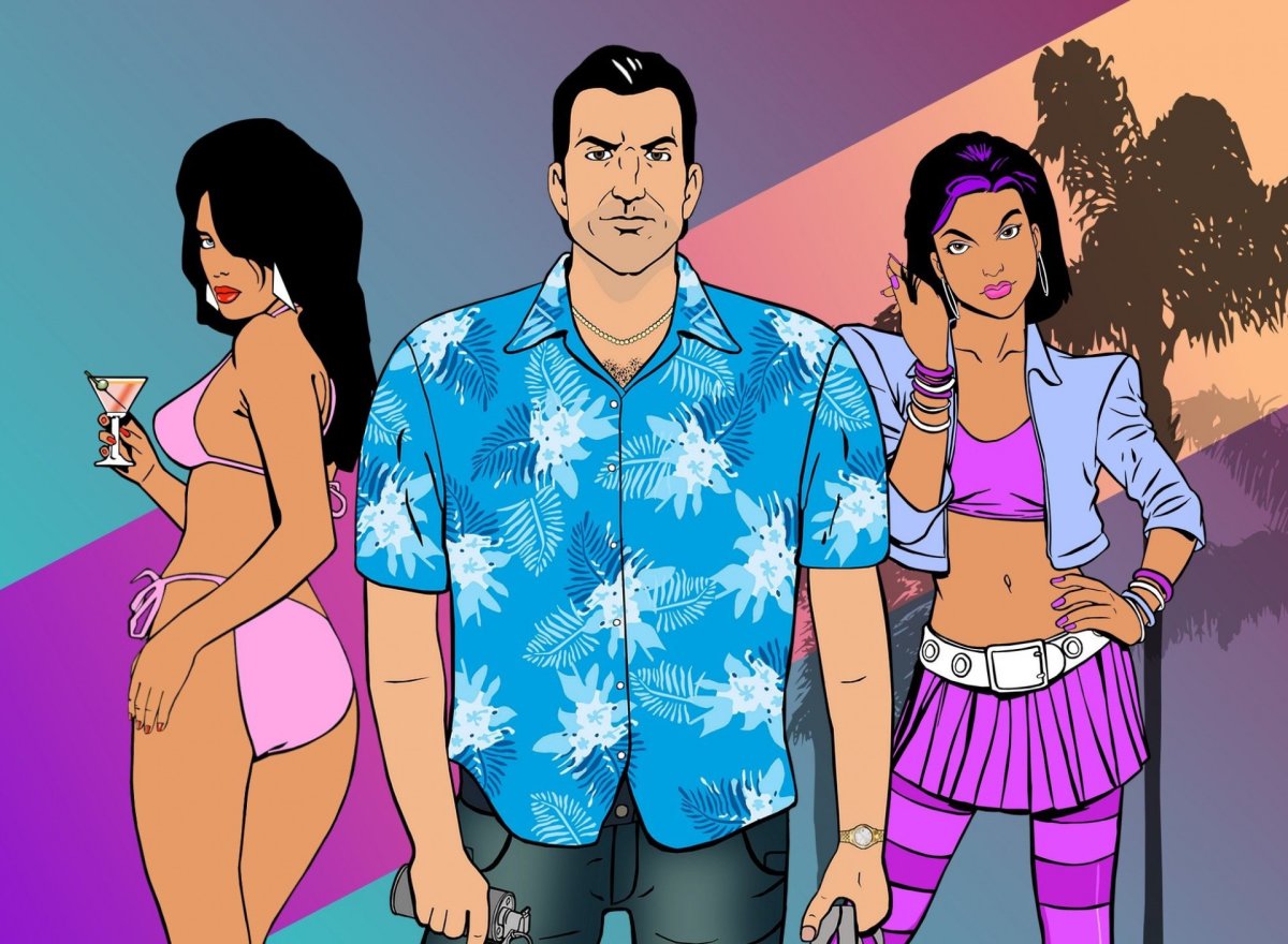 Grand Theft auto vice City пальмы