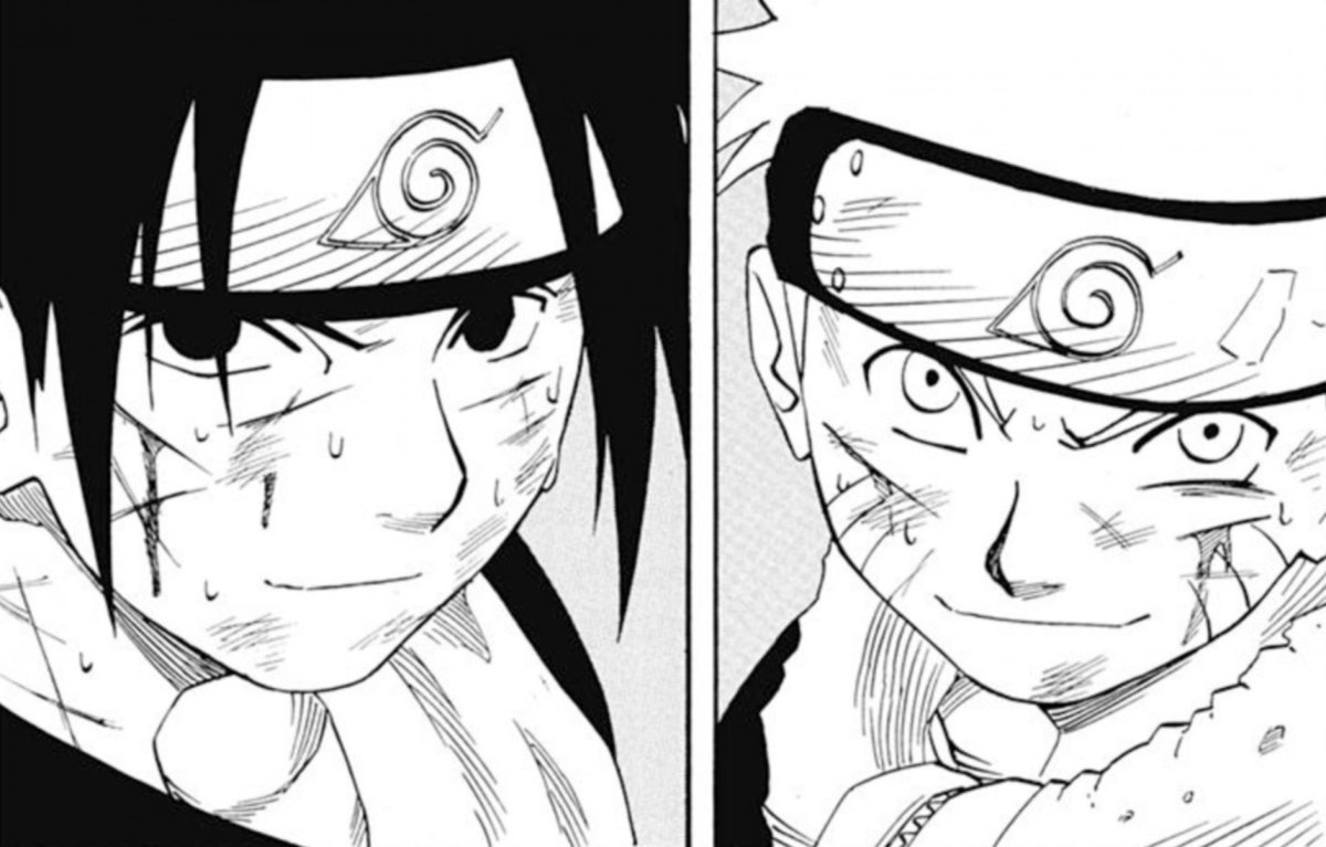 Наруто Манга страницы Саске