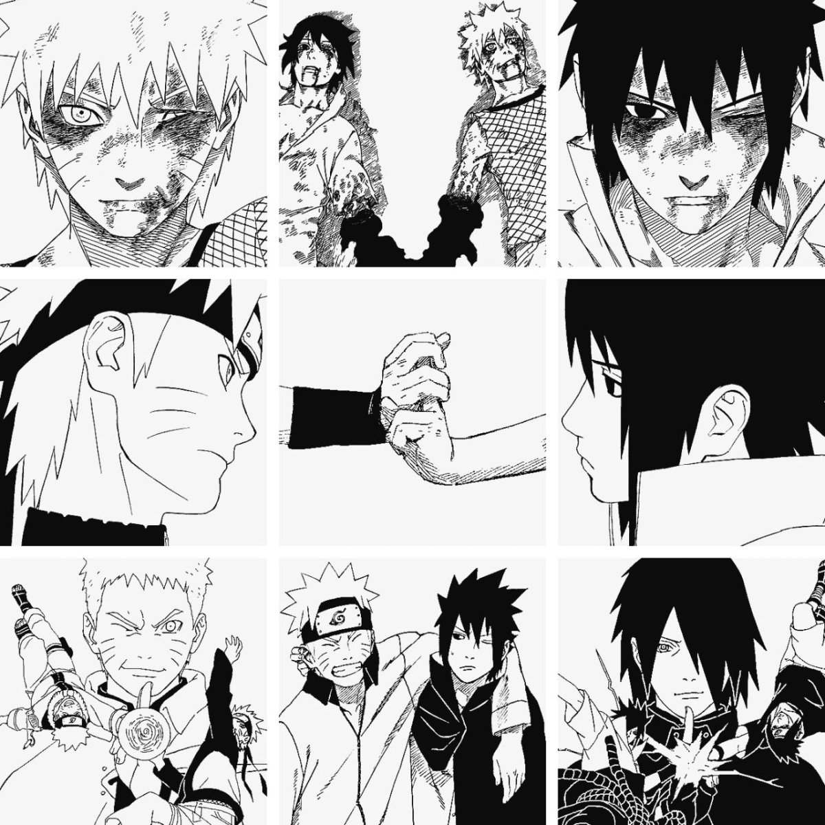 Наруто и Хината Манга