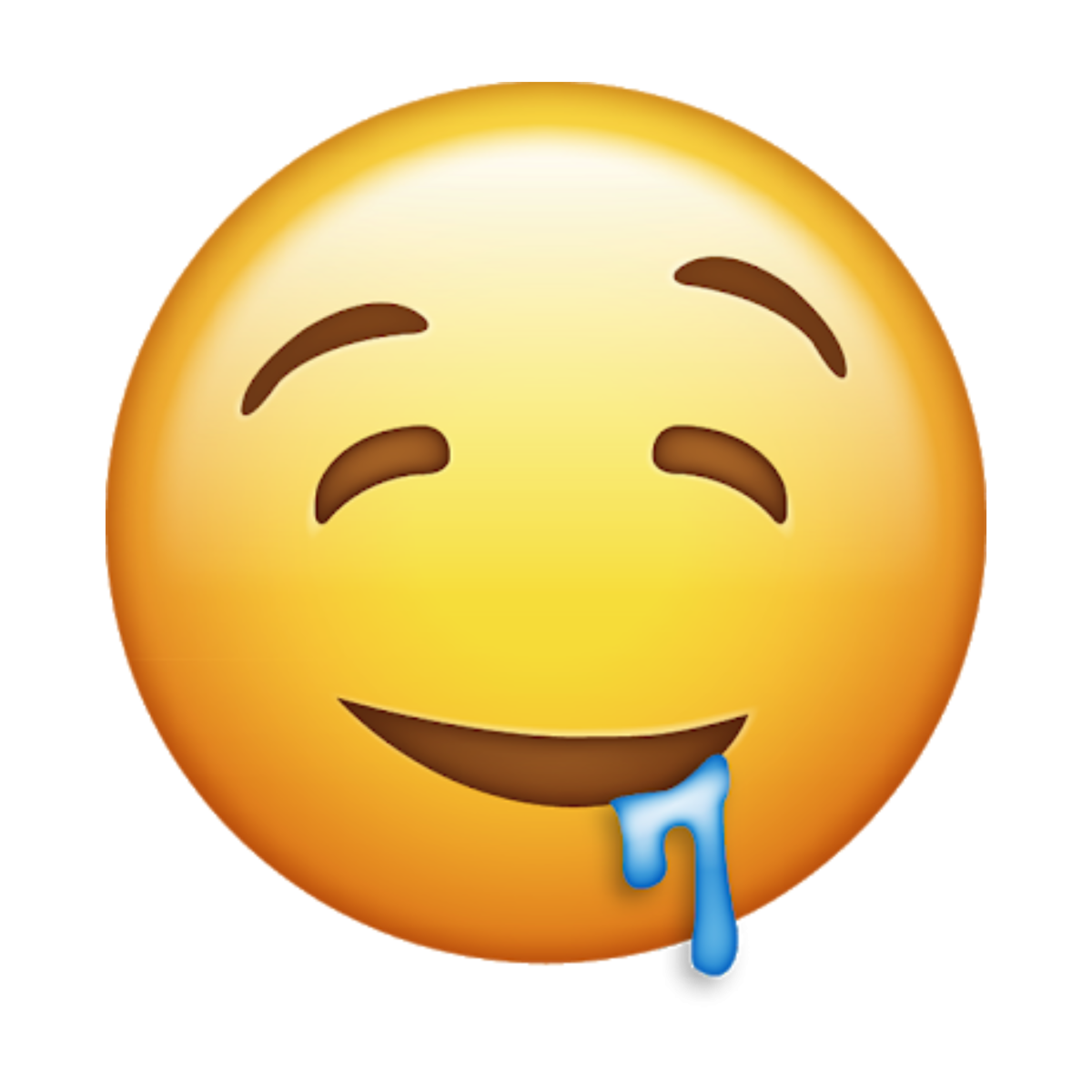 Слюна капает