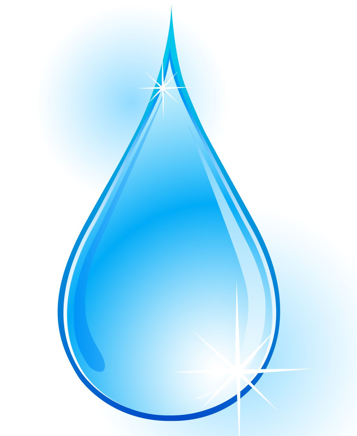 Капелька прозрачная