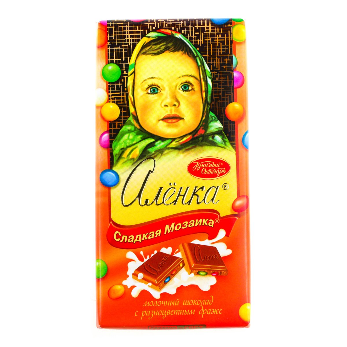 Шоколад алёнка молочный сладкая мозайка 100г