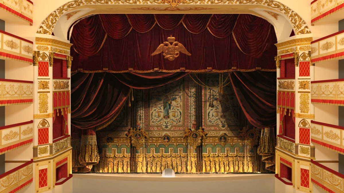Александрийский театр сцена