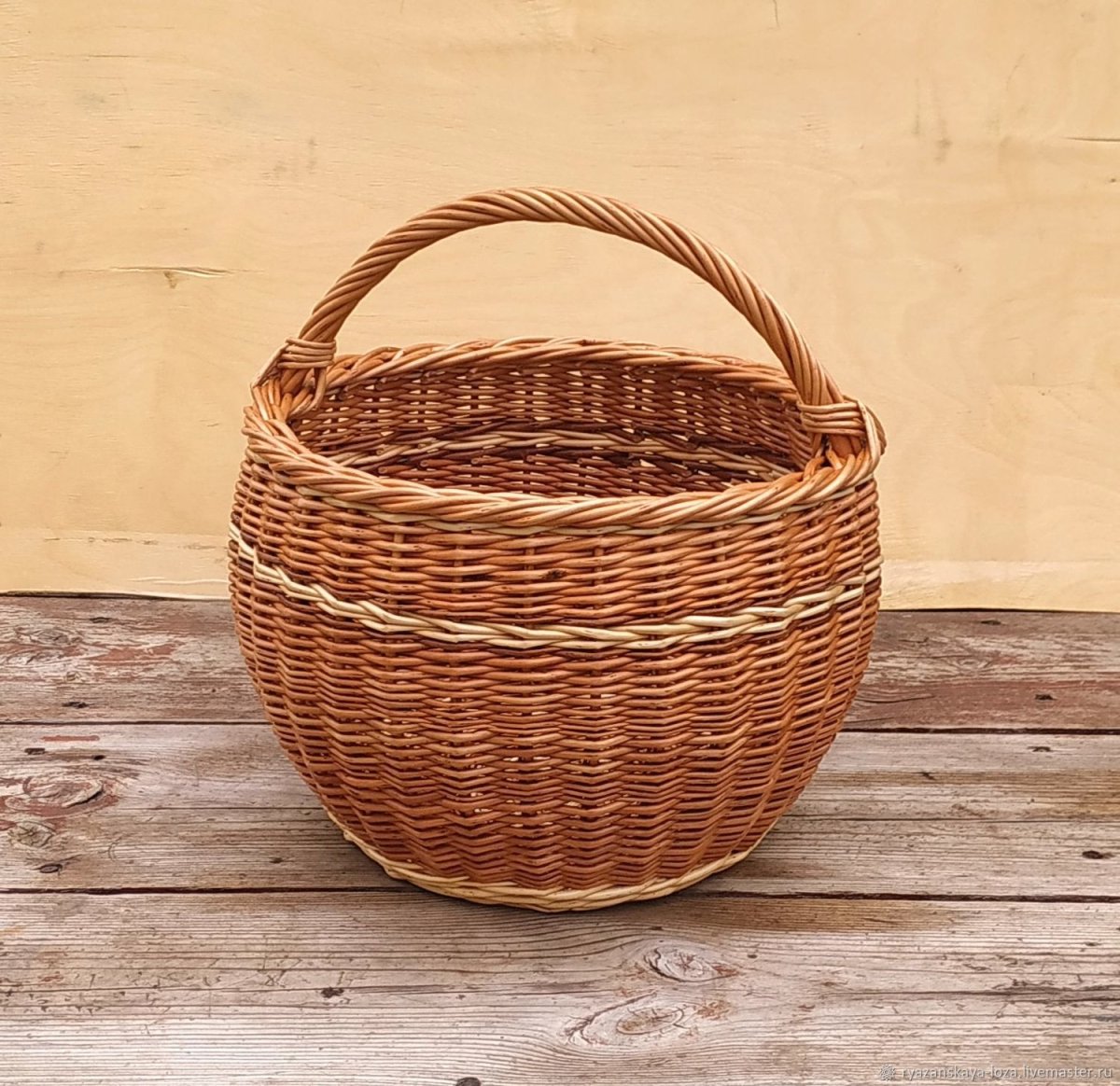 Круглая корзина