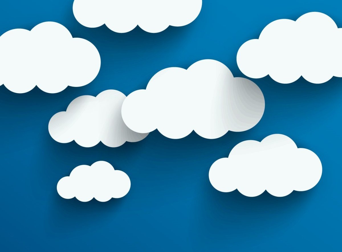 Небо мультяшное