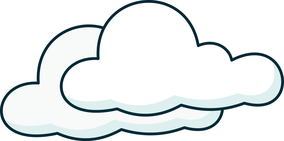 Облачка мультяшные