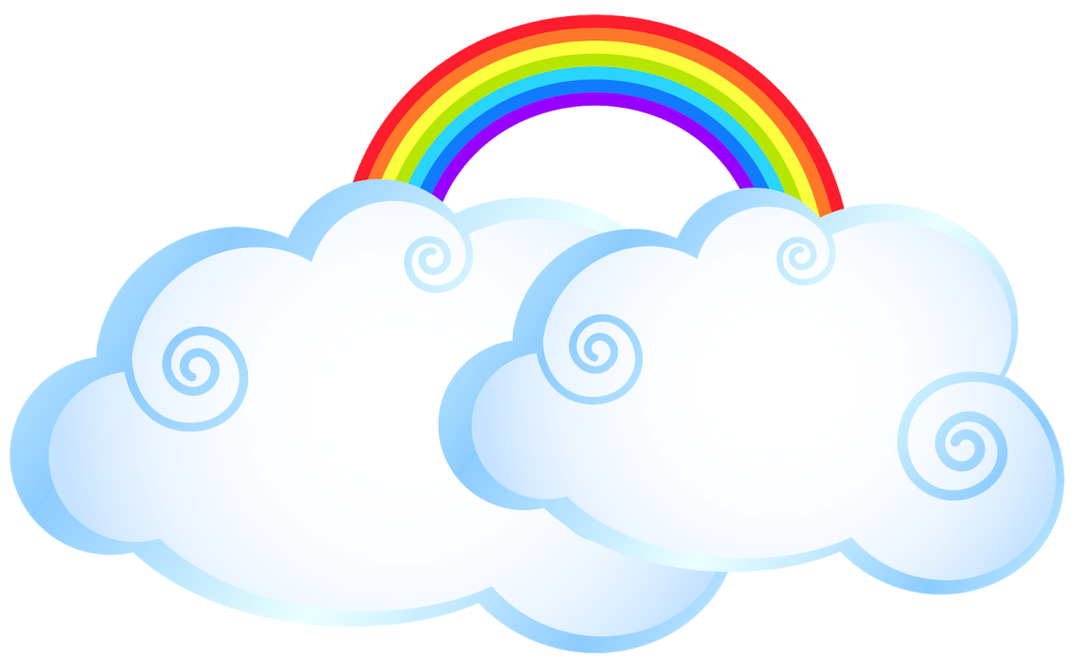 Тучка цветная