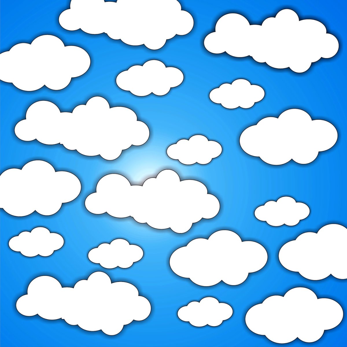 Облака рисунок