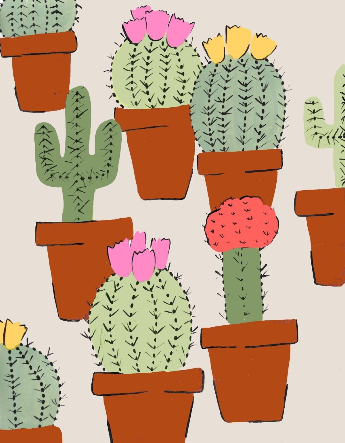 Кавайный Кактус для СКВИШИ