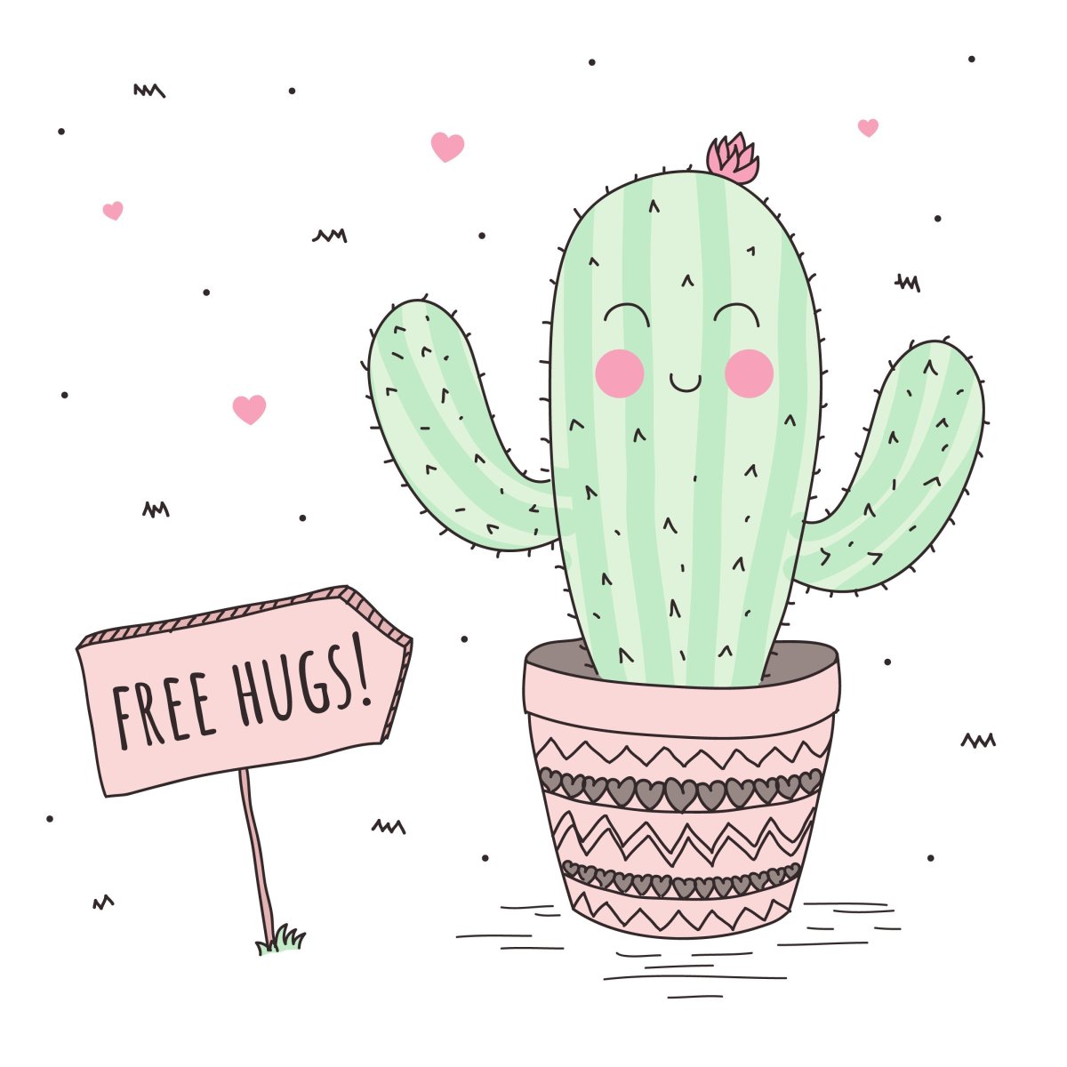 Кактусы арты