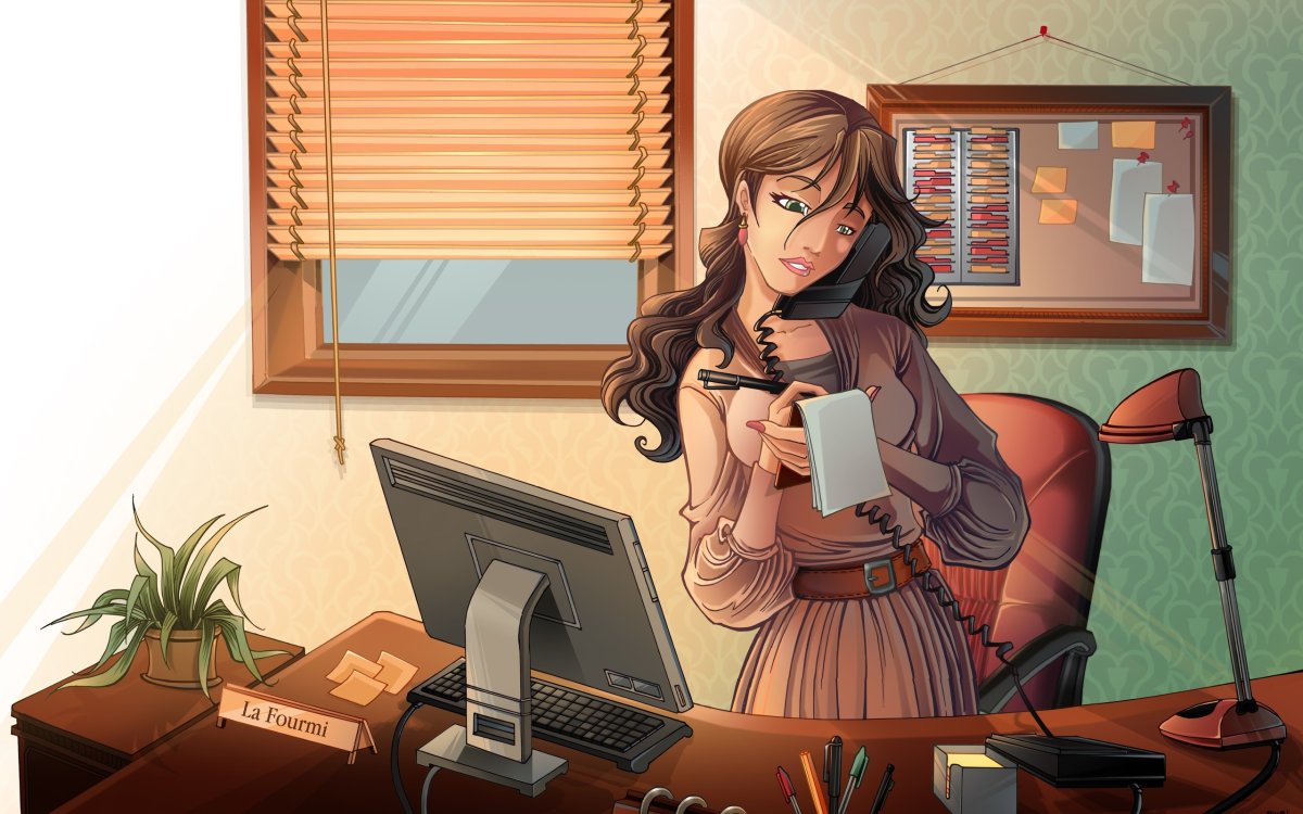 Секретарь иллюстрация