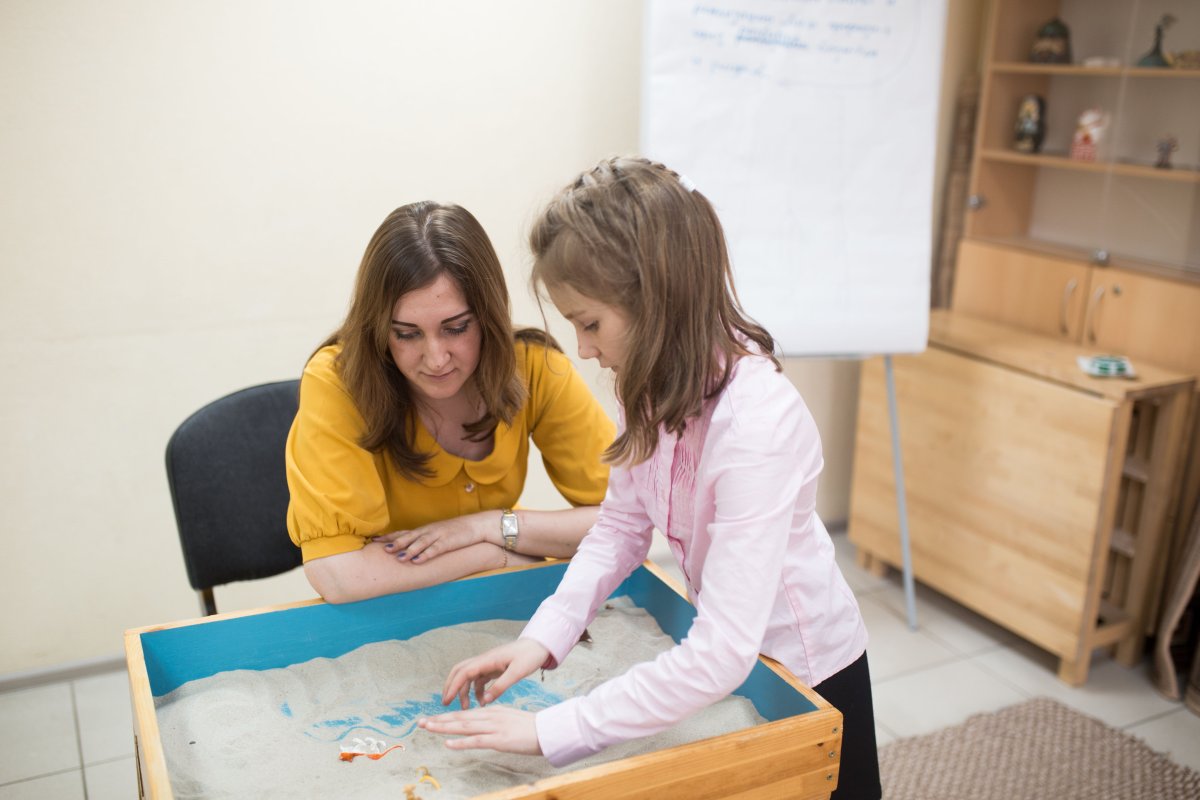 Психолог и ребенок