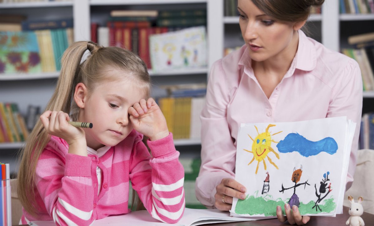 Психолог и ребенок