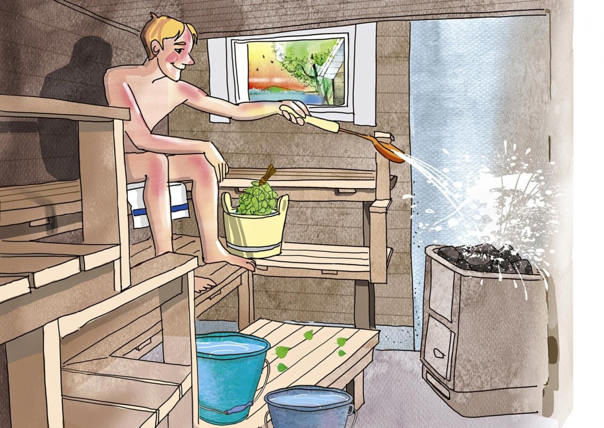 Рисуем баню