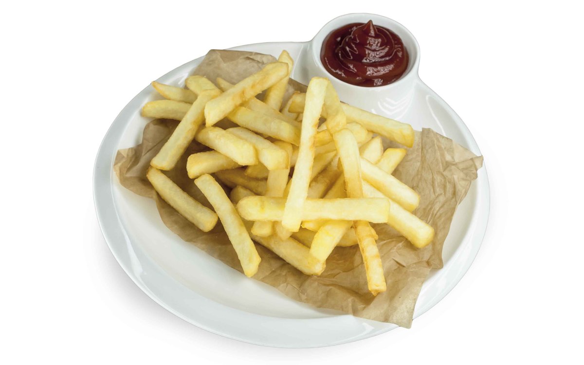 Картофель фри с кетчупом