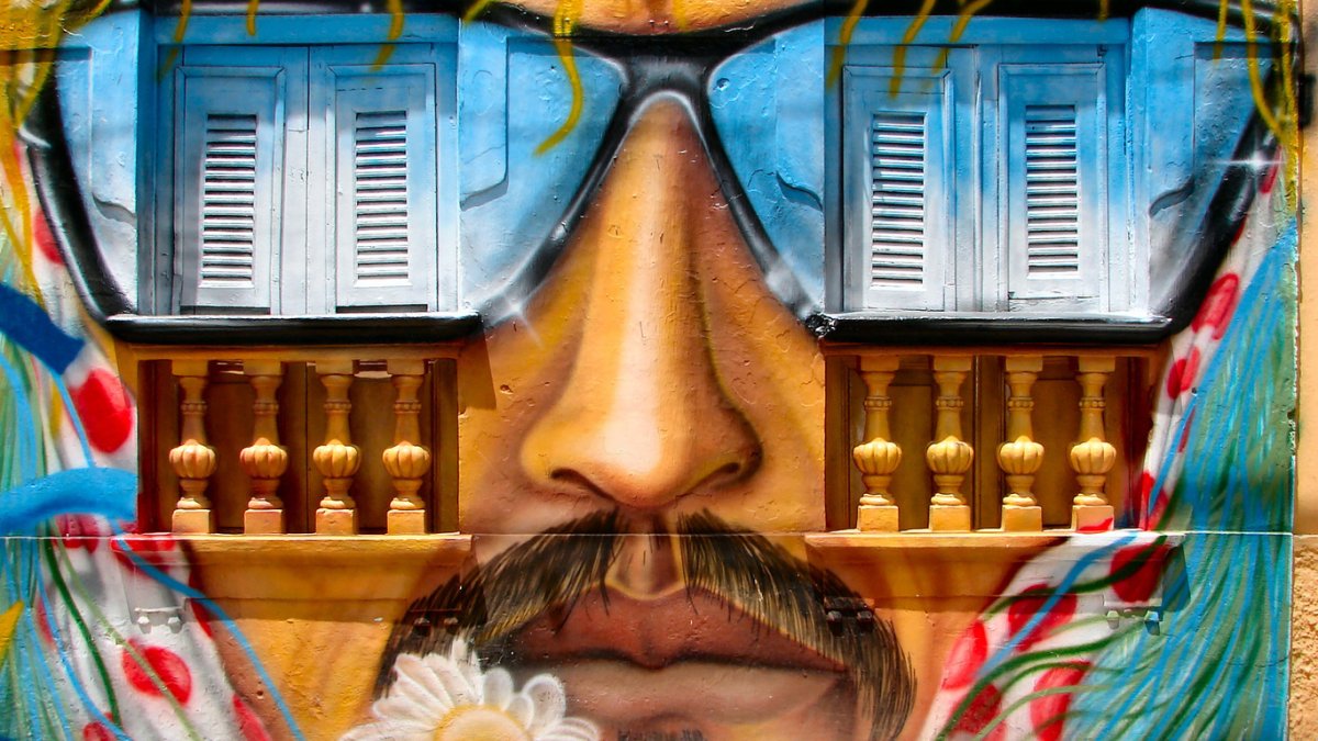 Обои в стиле арт