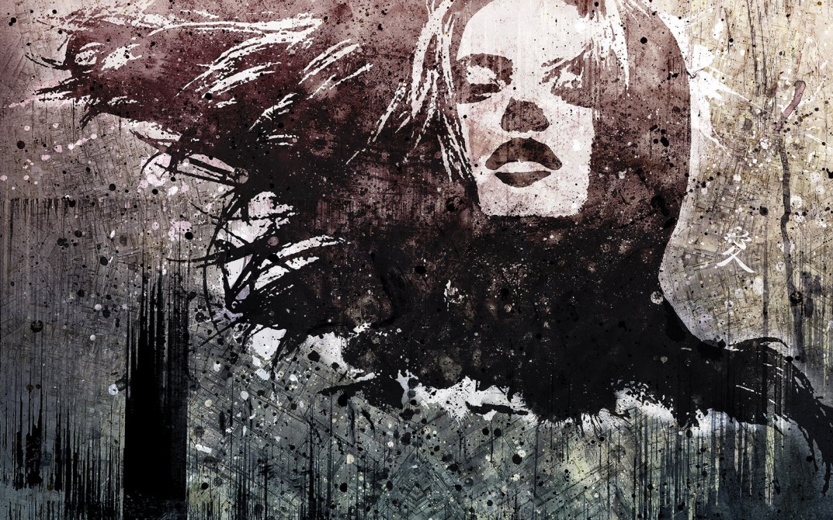 Портрет в стиле "гранж"