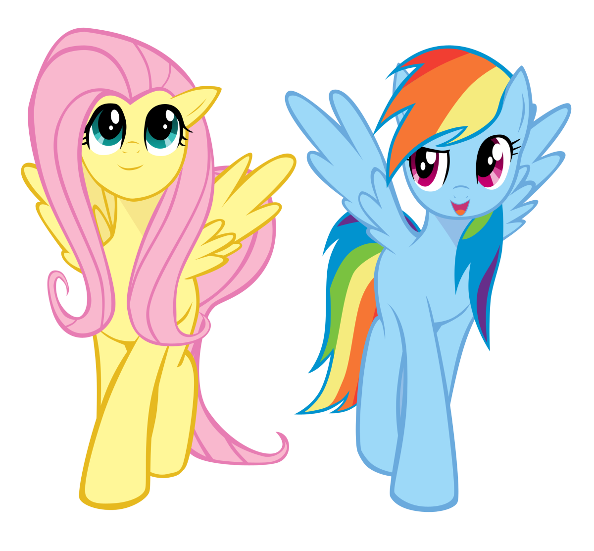 Радуга Дэш и Флаттербет