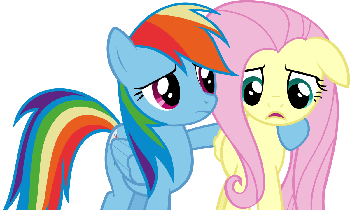 Радуга Дэш и Флаттершай