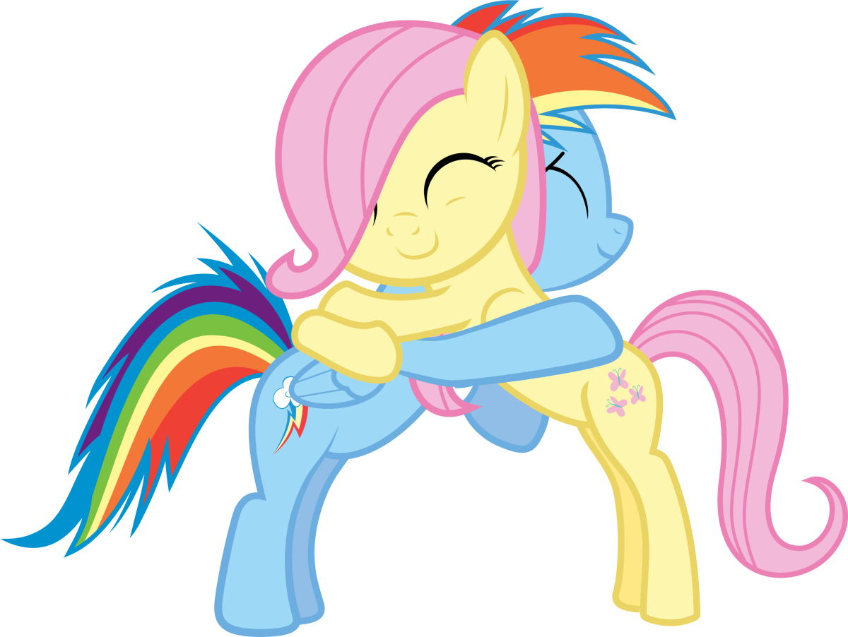 Радуга Дэш и Флаттершай