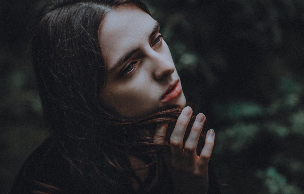 Лицо девушки Эстетика