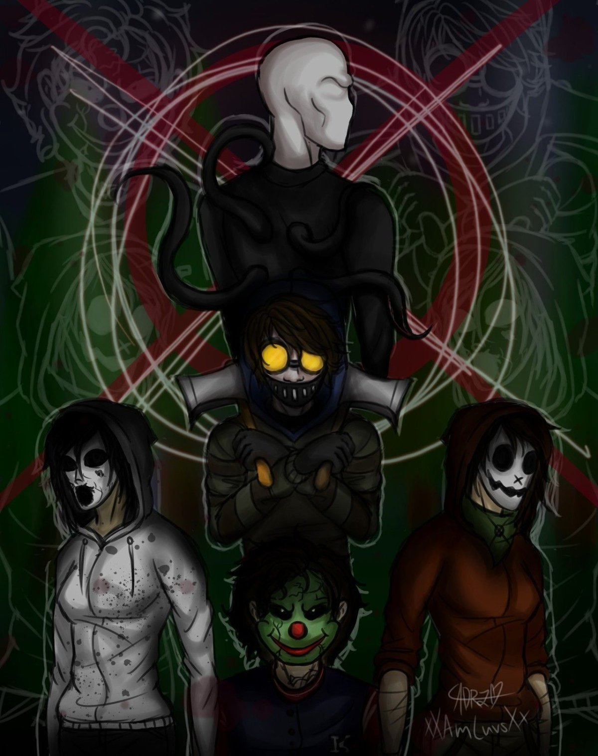 Маски, безглазый Джек тим маски