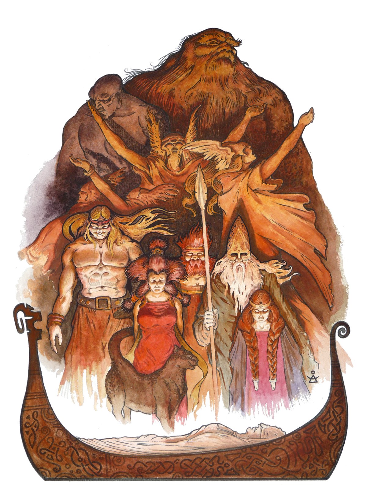 Мифология Скандинавии боги