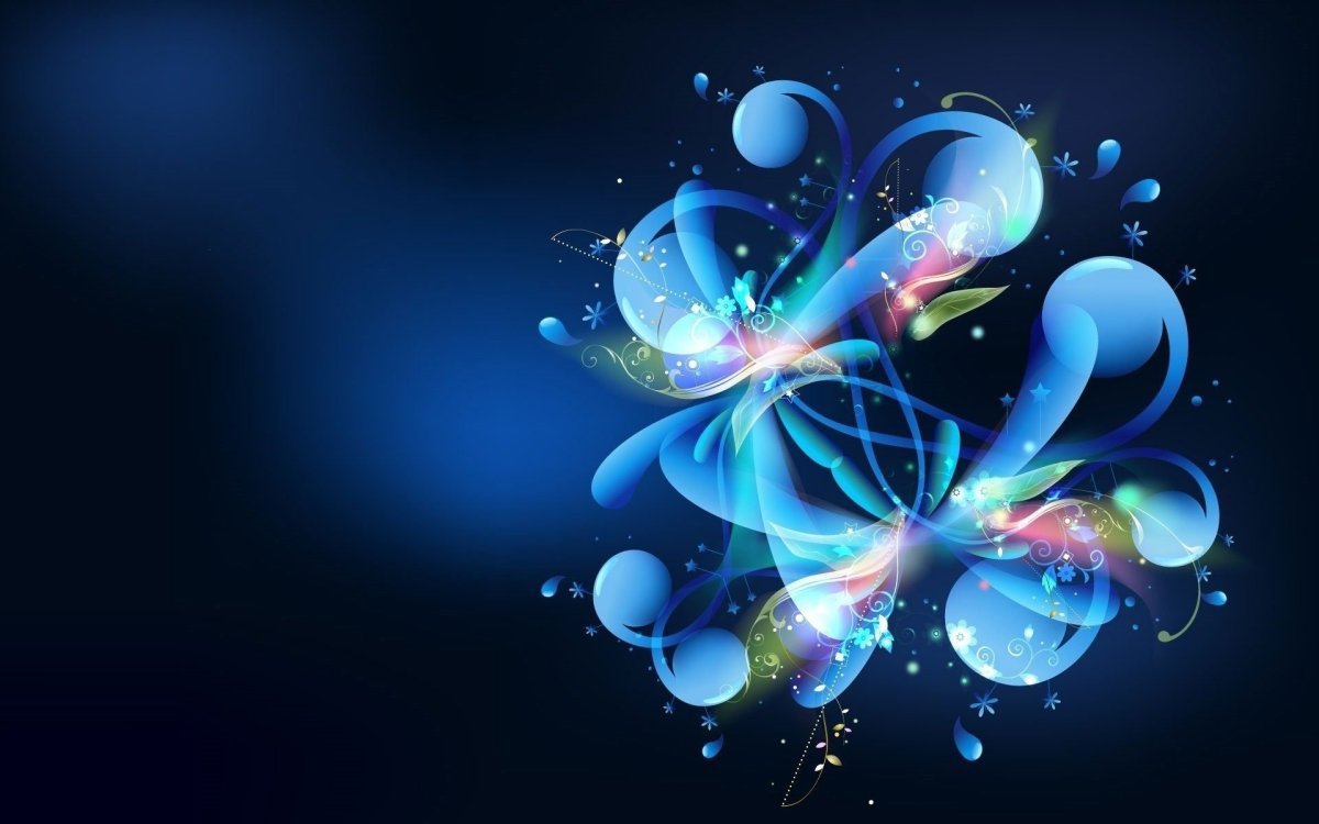 Цветы абстракция