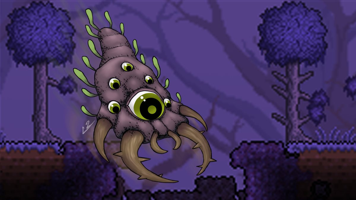 Зимние босс в террарии