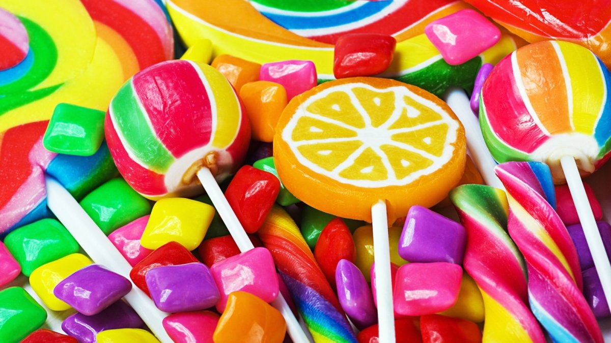 Сладости леденцы на палочке