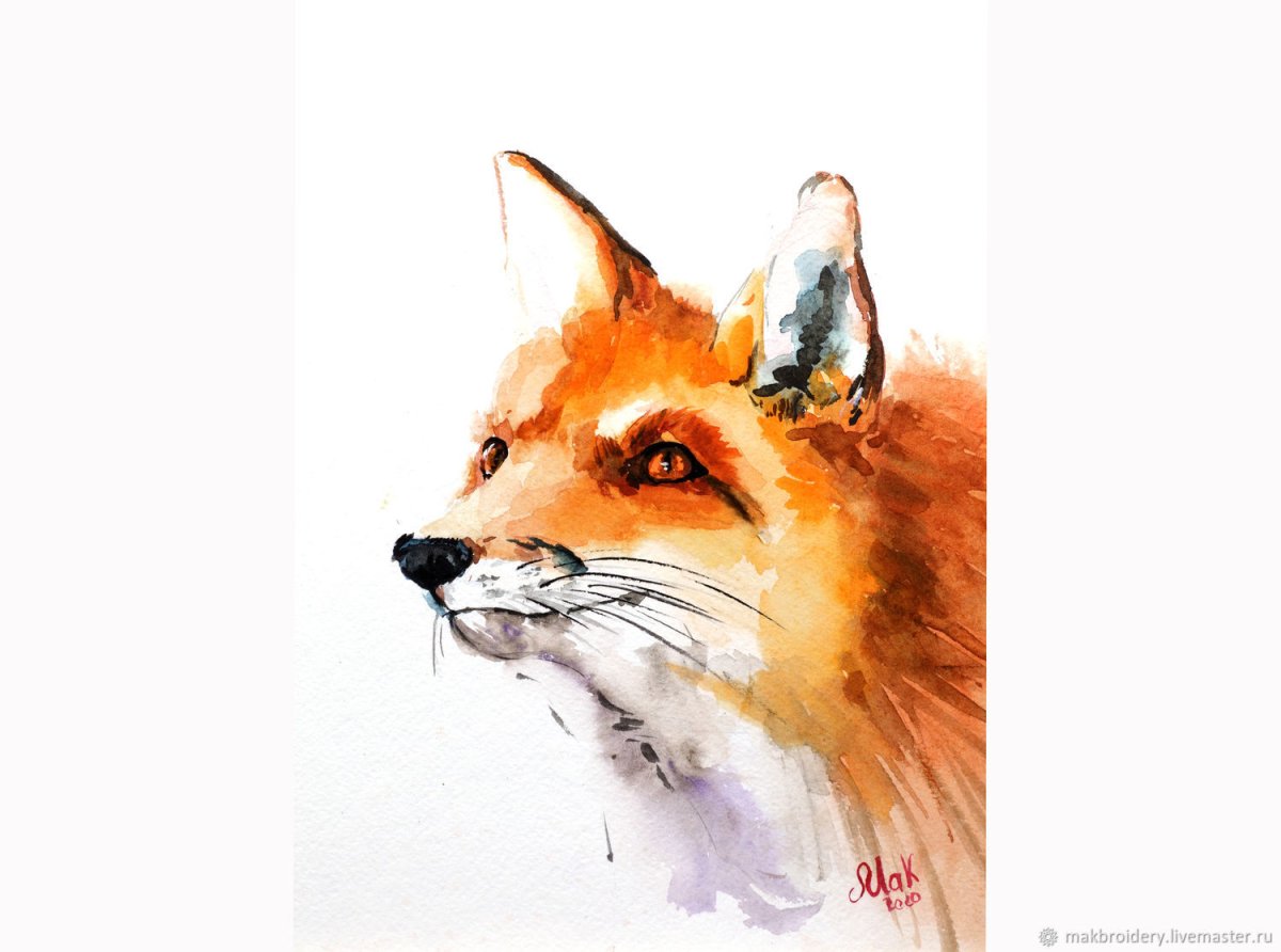 Лисичка мультяшная