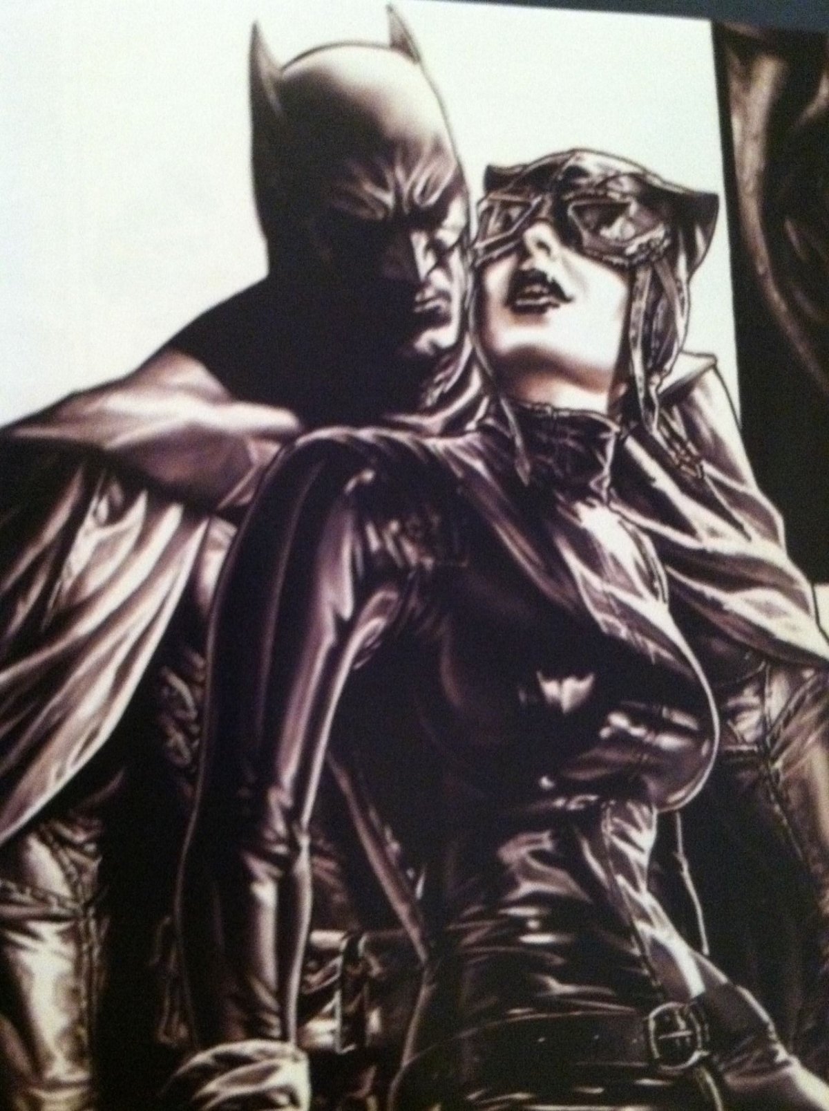 Картина Бэтмен с девушкой
