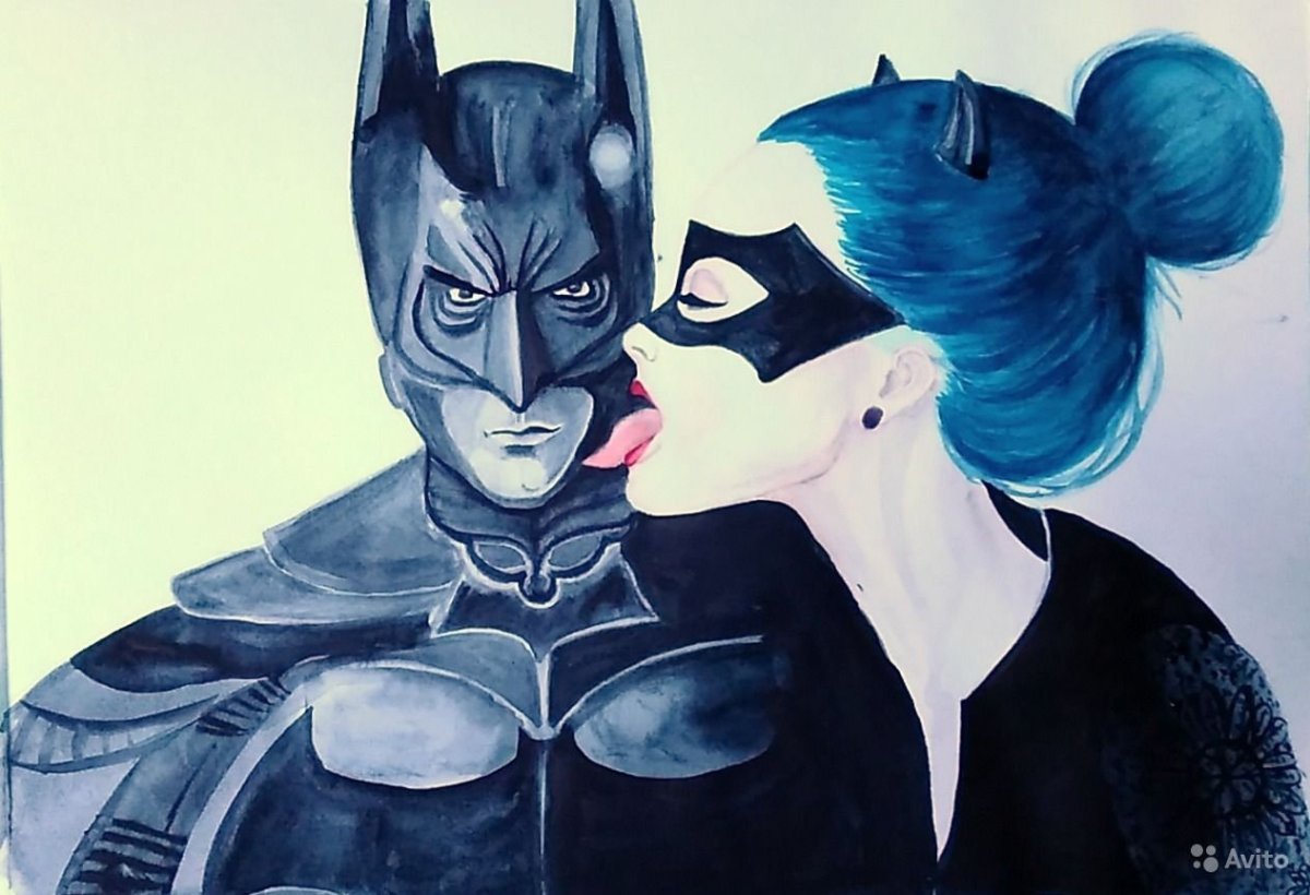 Catwoman and Batman комикс