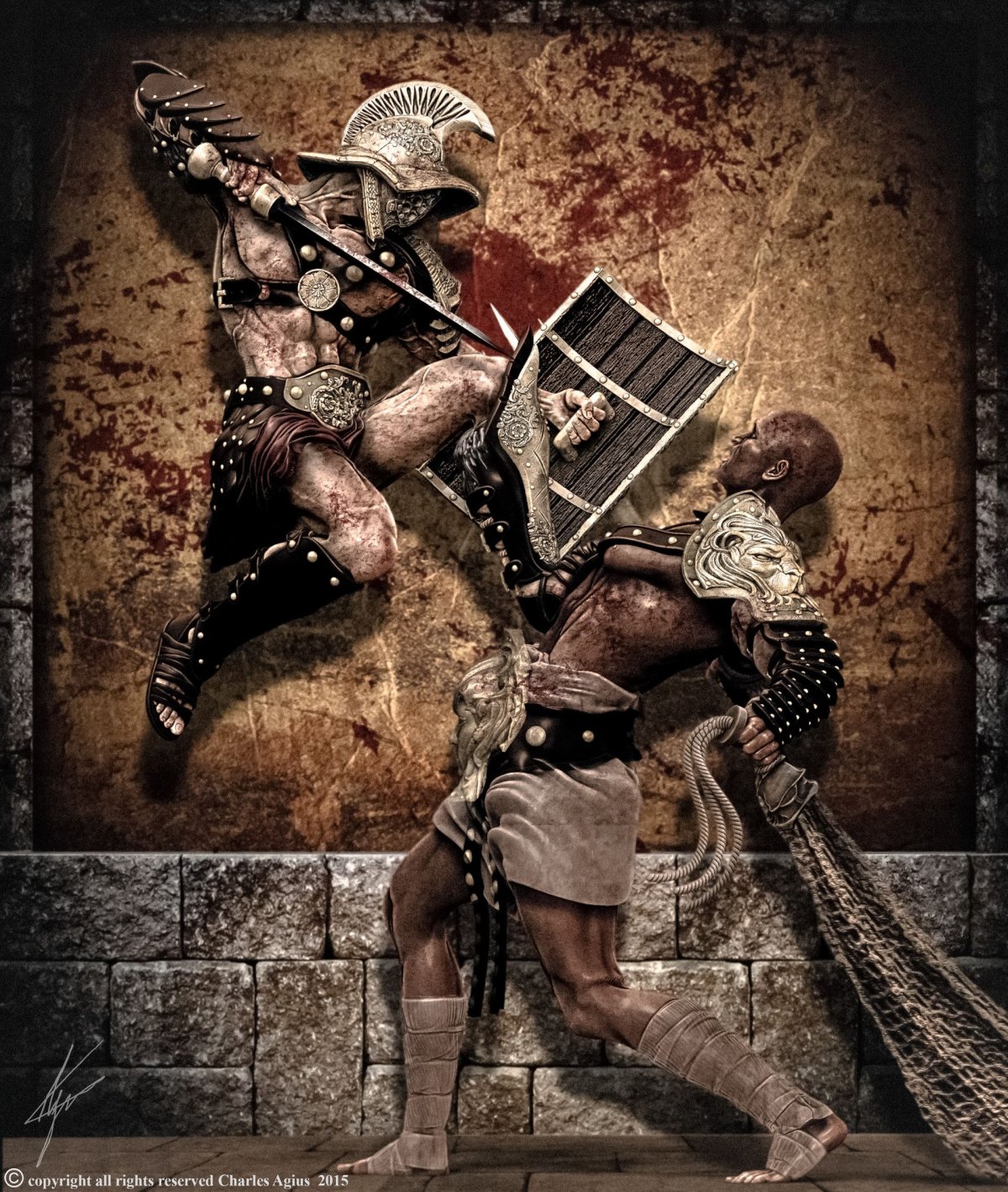 Ретиарий и мурмиллон