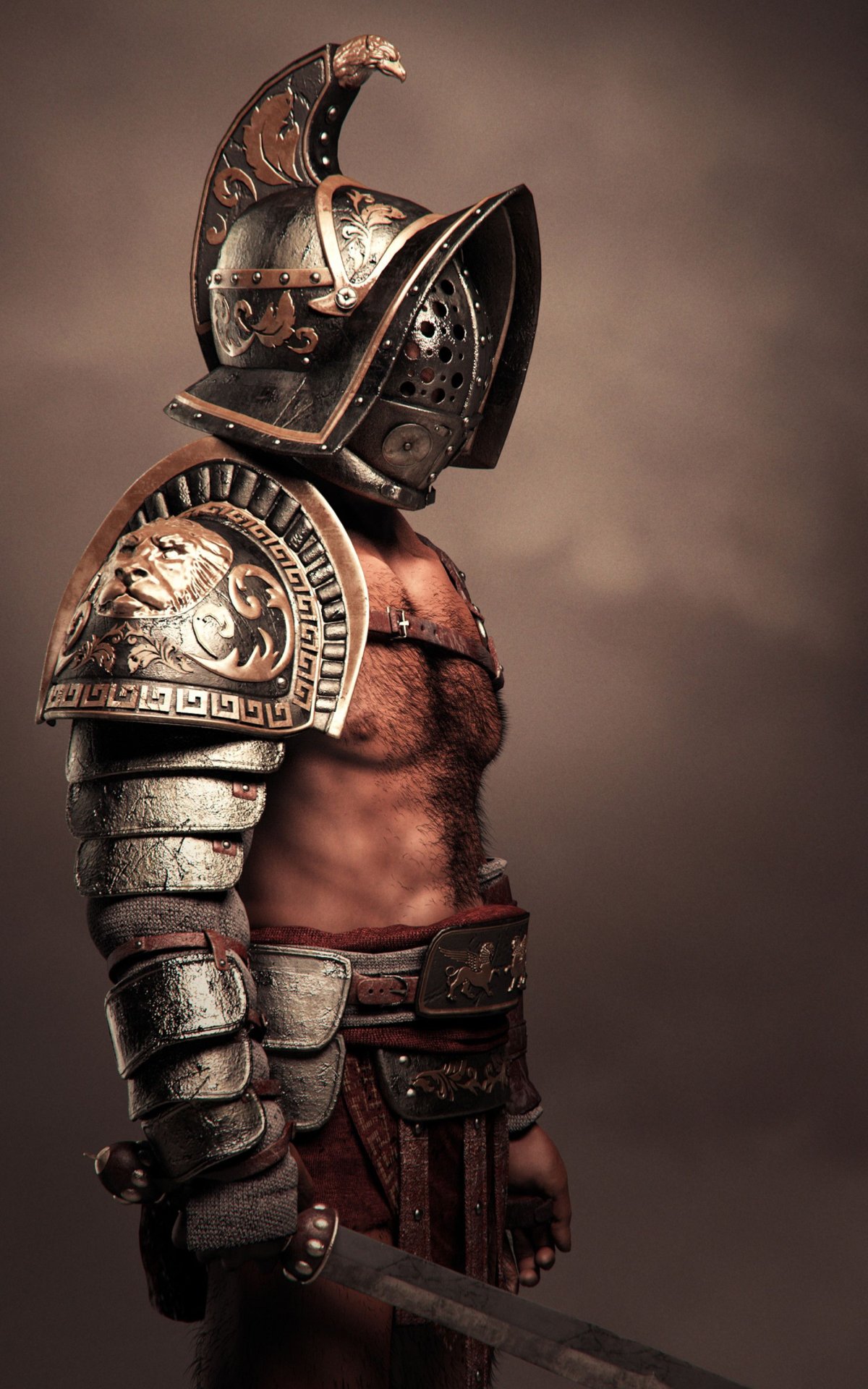 Доспехи гладиатора фракийца